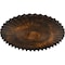 Ekena Millwork Shakuras Ceiling Medallion (For Canopies up to 5 3/4"), Hand-Painted Rust, 33 7/8"OD x 2"P CM34SHRUS - alternate 3